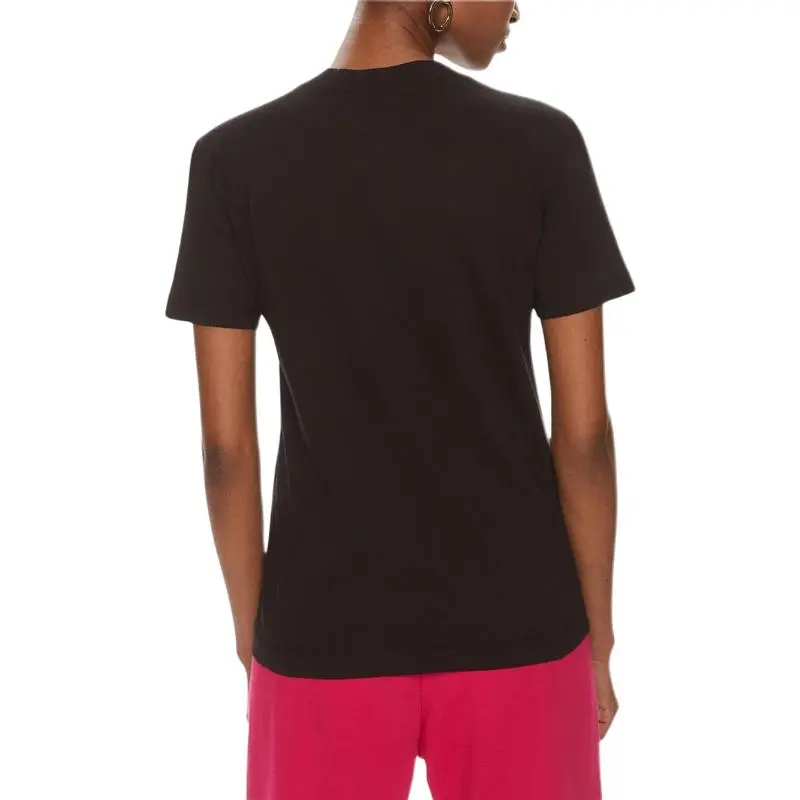 VERSACE JEANS COUTURE Glittery logo Cotton T shirt-3