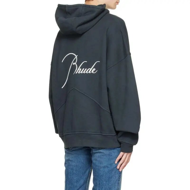 RHUDE Logo embroidered Hoodie-4