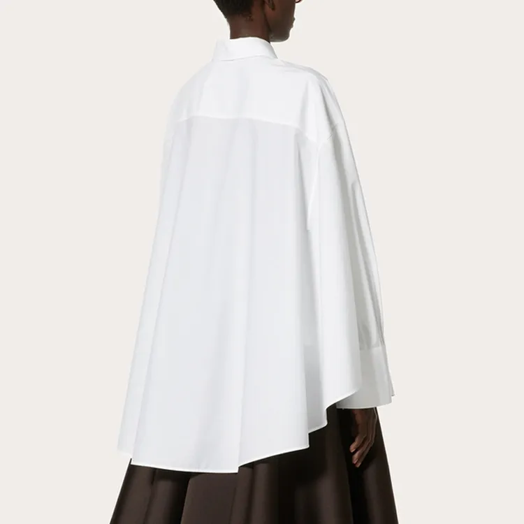 Valentino Drop Shoulder Oversized Shirt-2