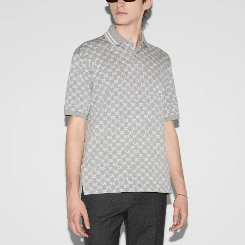 GUCCI Embroidered Polo Shirt-3