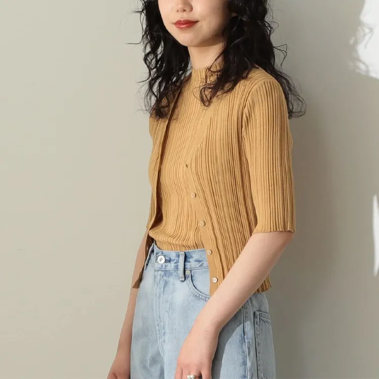 Beams Sweaters Women's Yellow-7