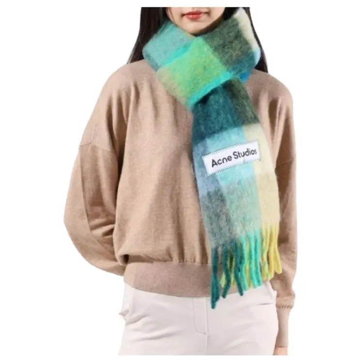 Acne Studios Checked Scarf-4