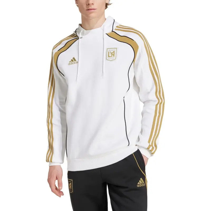 Adidas Free Shipping With AdiClub Los Angeles Fc Ubp Travel Hoodie-1
