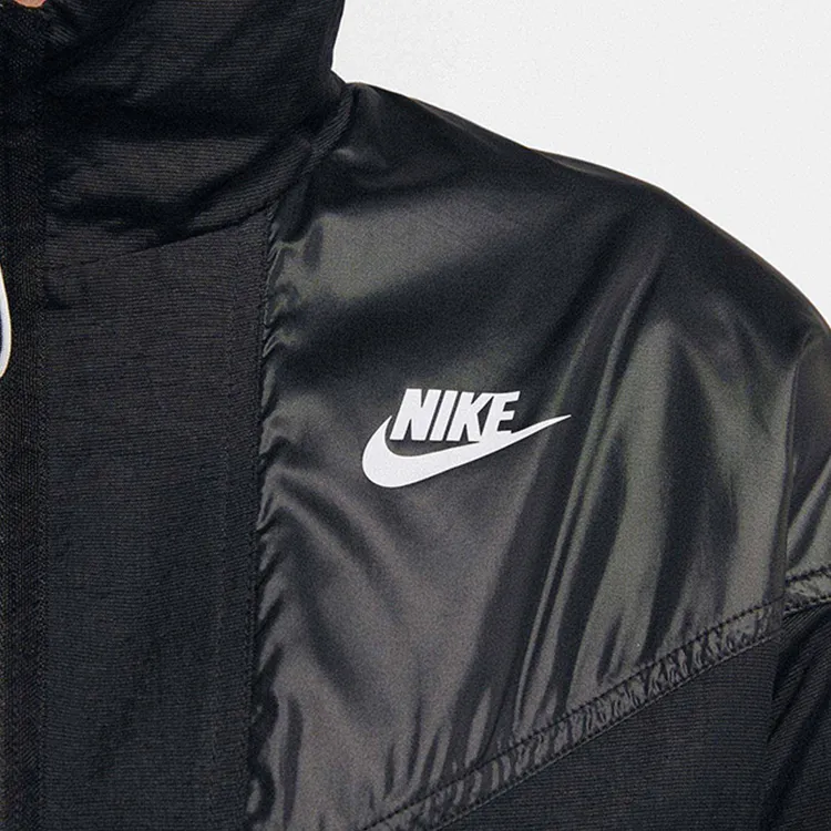 Nike Cropped Coats Women's Black-3