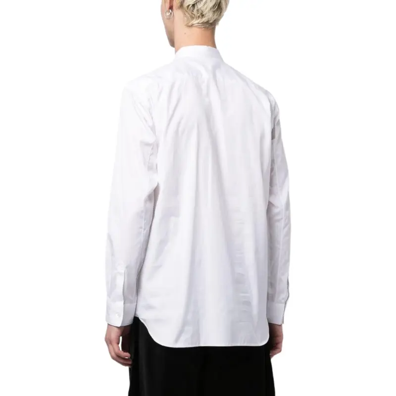 Comme Des Garçons Shirt Cut Out Buttoned Shirt-3