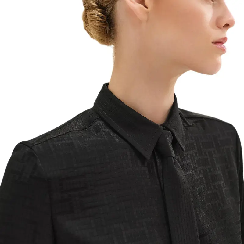 HERMES SS25 Shirt Women's Black-2