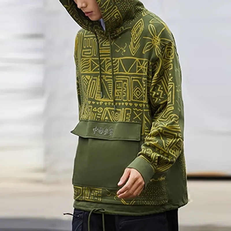 LiNing Sweatshirt Unisex Moss Green All Over Print-2