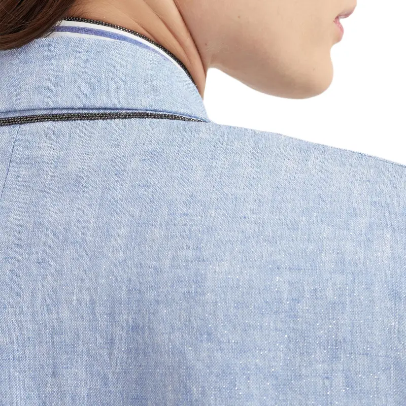 Brunello Cucinelli Beaded Detailed Jacket-5