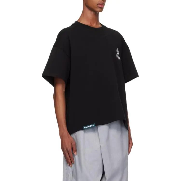 NAMESAKE T Shirts Men Black-2