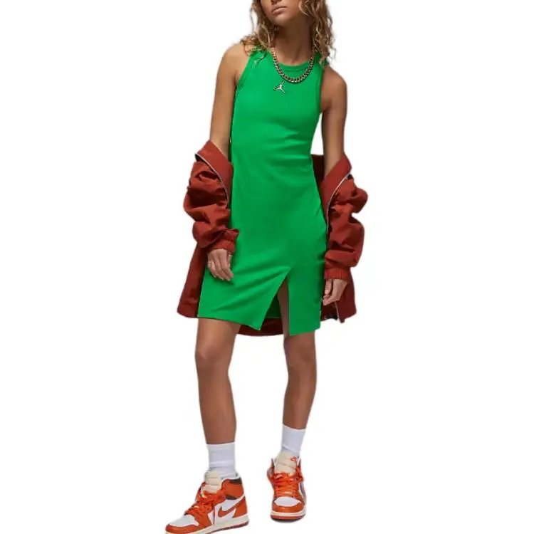 Jordan Sleeveless Dress Women's Lucky Green-1