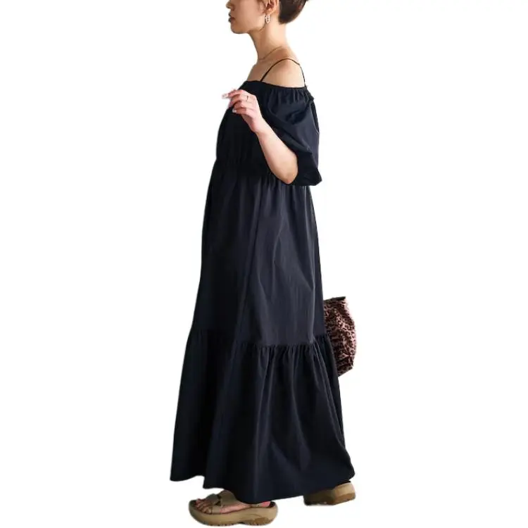 FREAK'S STORE Short Sleeved Dress Women's Black-3