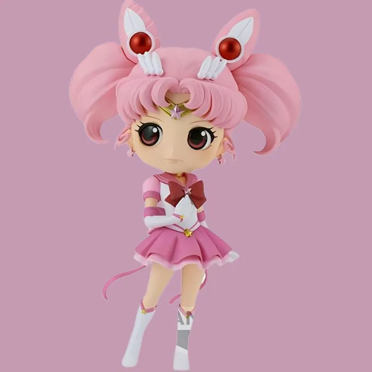 BANPRESTO Glass Factory Q Posket Sailor Moon Cosmos Chibi Figures 13cm-4