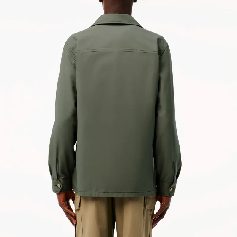 LACOSTE Shirts Men Army Green-2