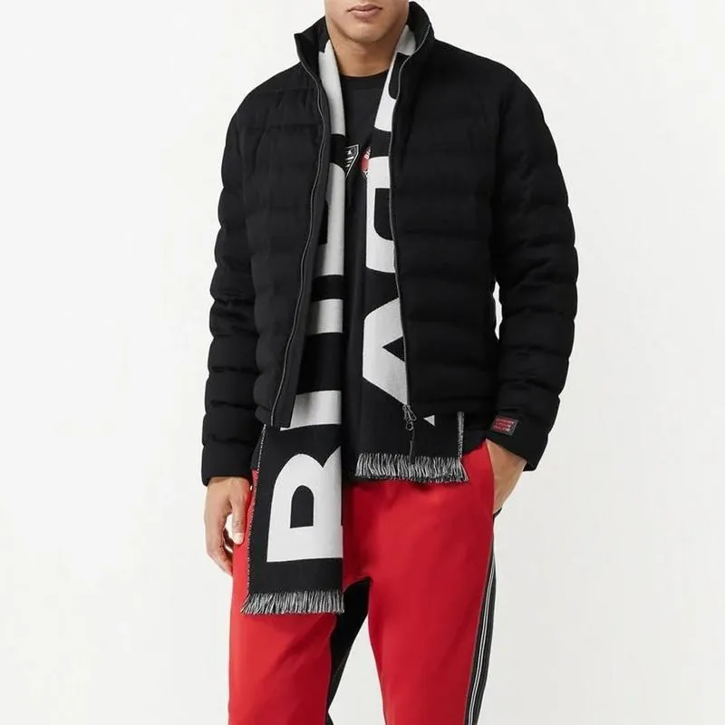 Burberry Logo Printed Fringed Scarf-3