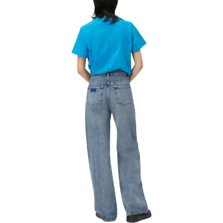 GANNI T-Shirts Women's Blue-2