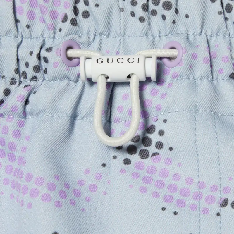 GUCCI Allover Printed Drawstring Trousers-6