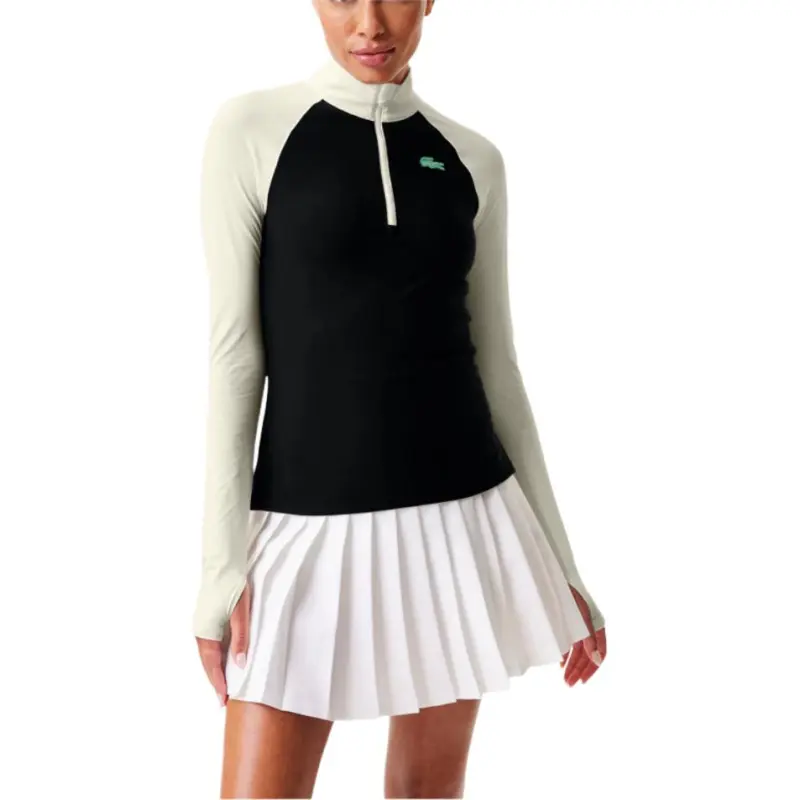 LACOSTE T-Shirts Women's Black/White-2