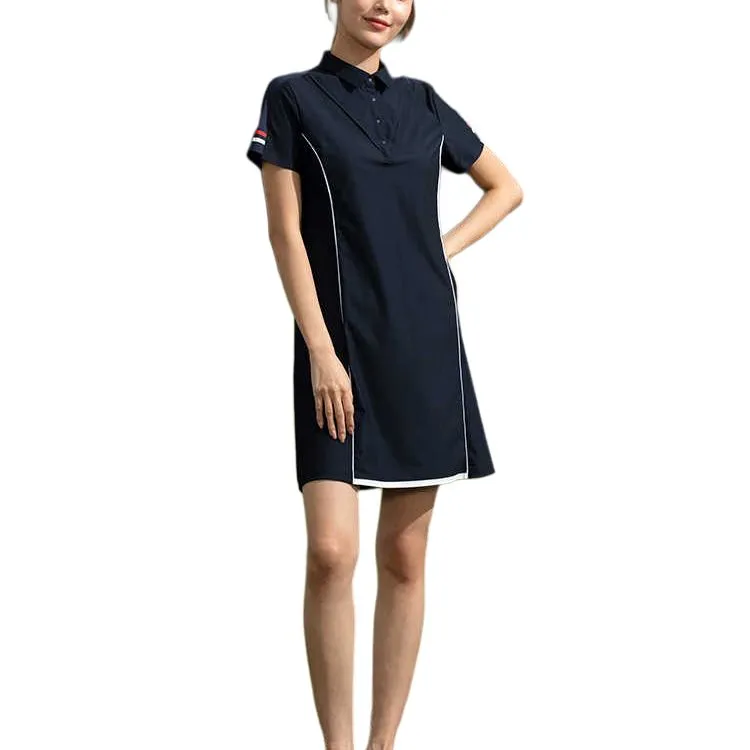 RAPIDO Short Sleeved Dresses Women's Navy Blue-2