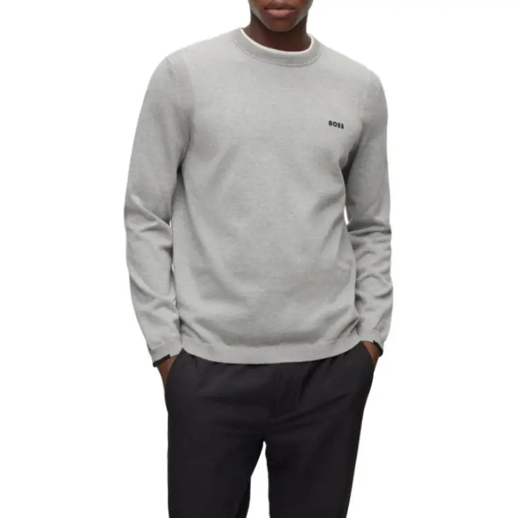 HUGO BOSS Sweaters Men Gray-3