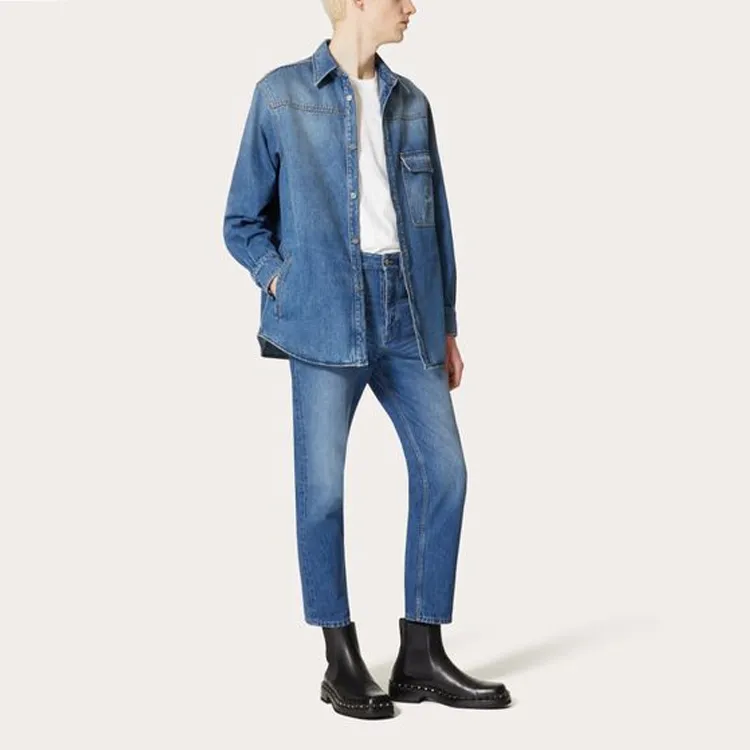Valentino SS23 Shirt Men's Blue-1