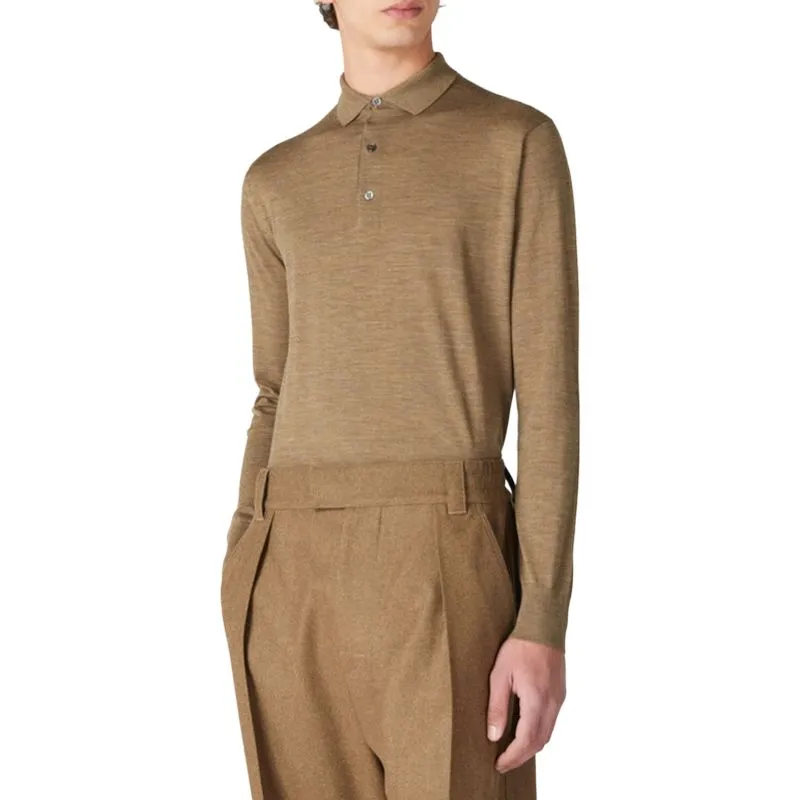 Loro Piana Polo Shirt Men's Brown-2