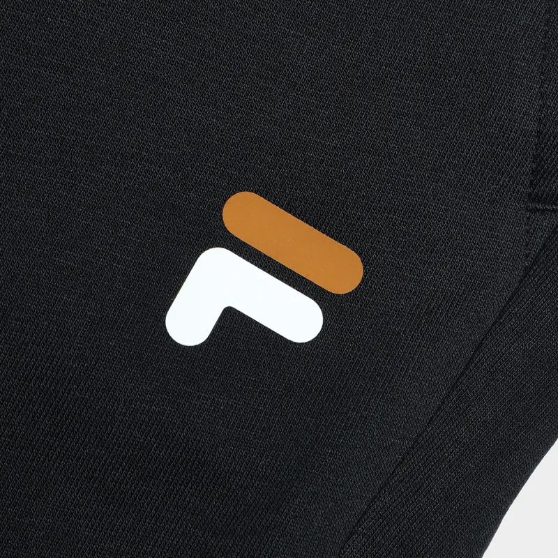 FILA FUSION TENNIS Knitted Sports Pants Men's Pitch Black-4