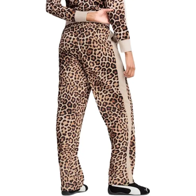 PUMA Pants Recto Con Estampado Integral Para Mujer T7 Leo Luxe-3