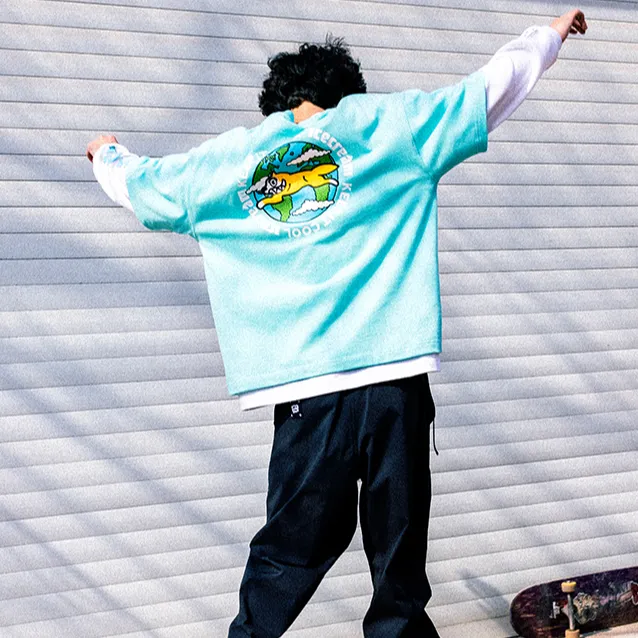 LiNing x ICECREAM T Shirt Men's Light Pine Green-2