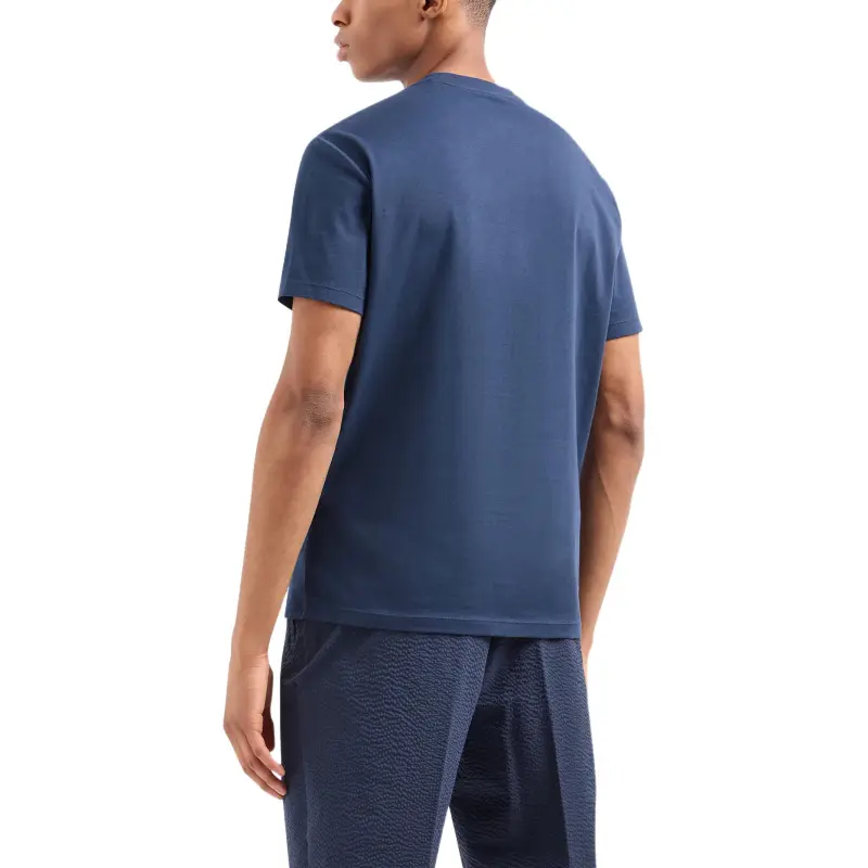 ARMANI EXCHANGEAE SS24 T Shirt Men's Navy Blue-4