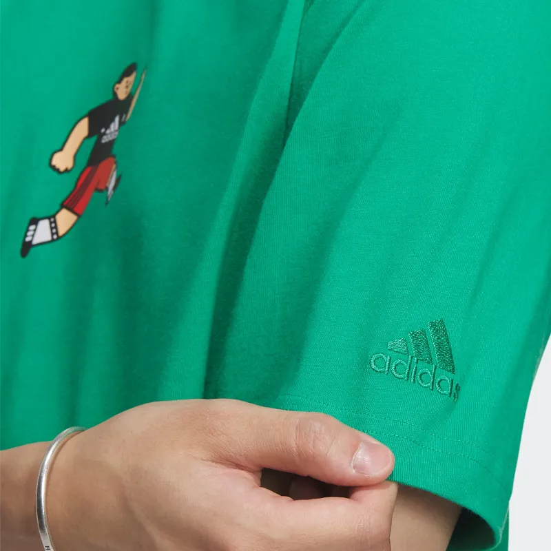 Adidas T Shirt Men's Lawn Green-4