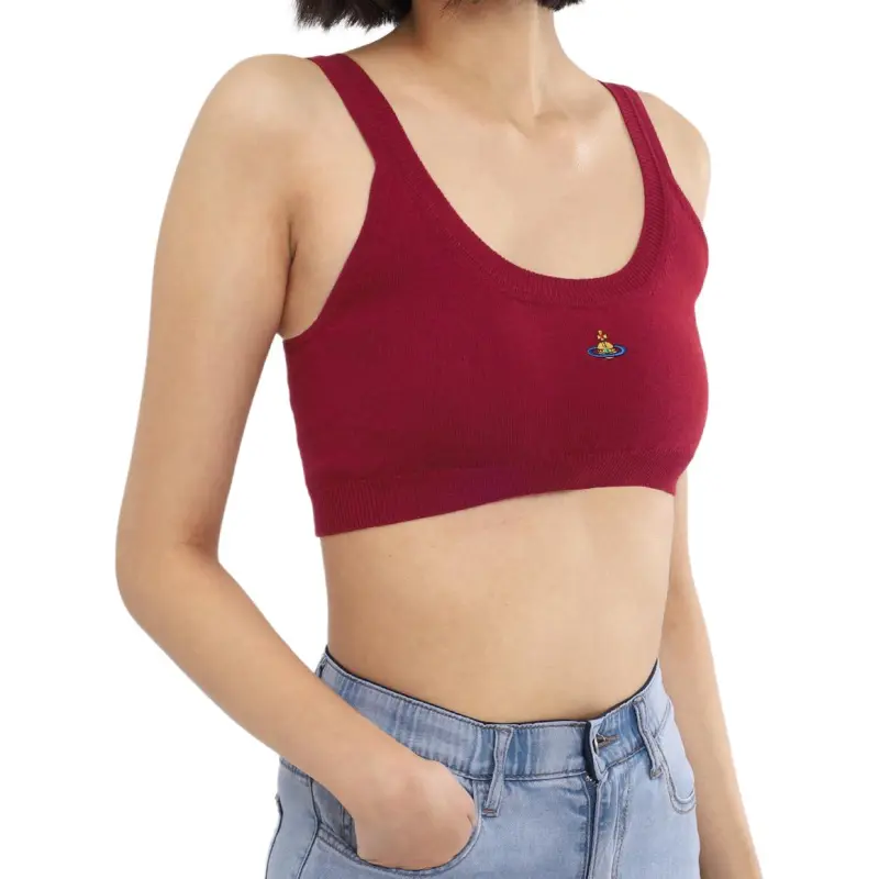 Vivienne Westwood Tank Top Women's Burgundy-2