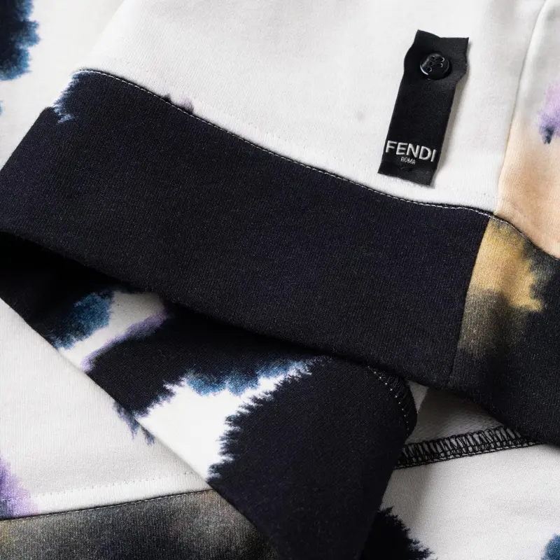 FENDI Spotted Motif Printed Jersey Sweatshirt-7