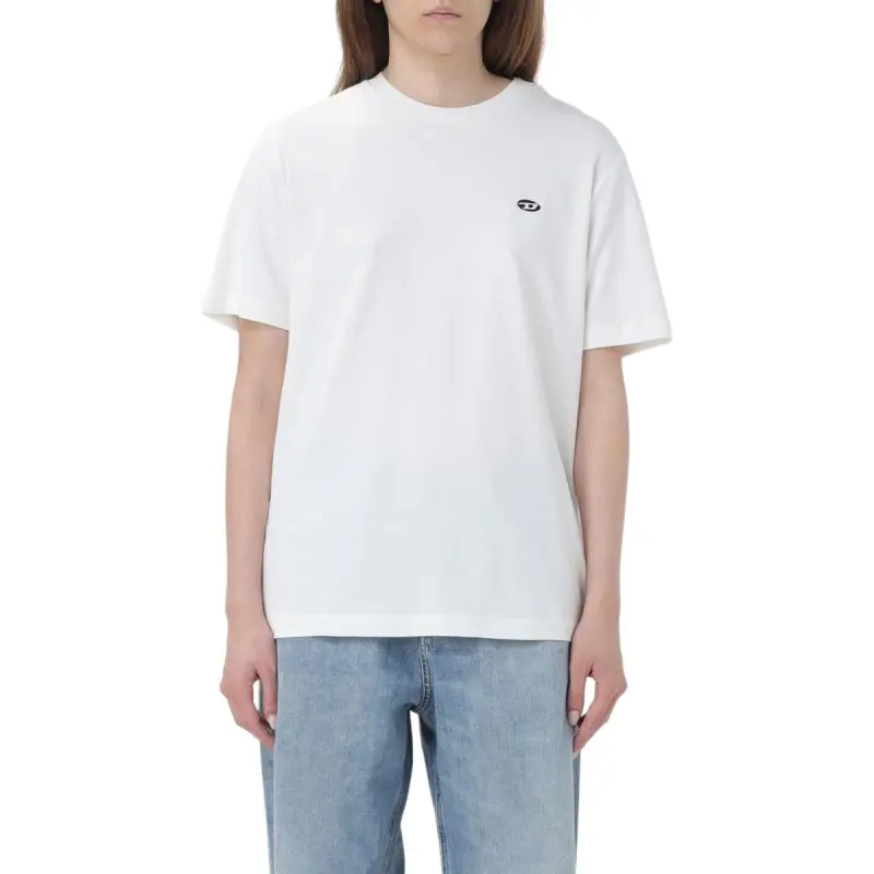 DIESEL Logo Embroidered Crewneck T-Shirt-2