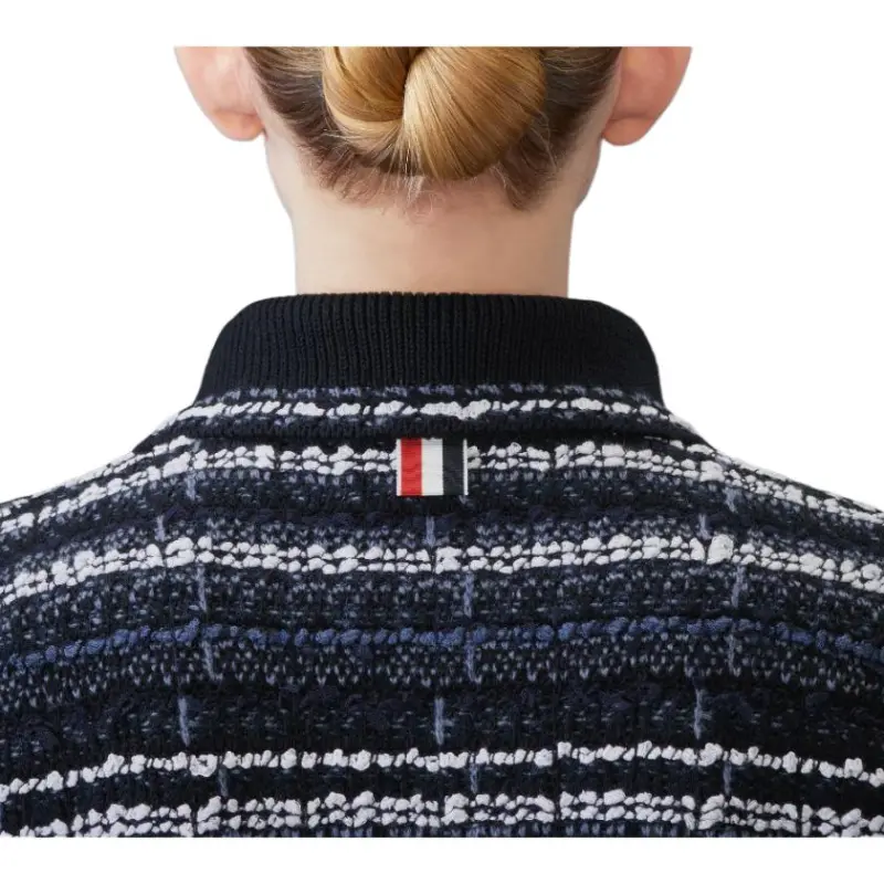 THOM BROWNE Bouclé Construction Tweed Jacket-4