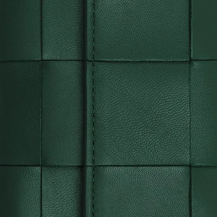 Bottega Veneta CASSETTE Lambskin Wallet Women's Green-4