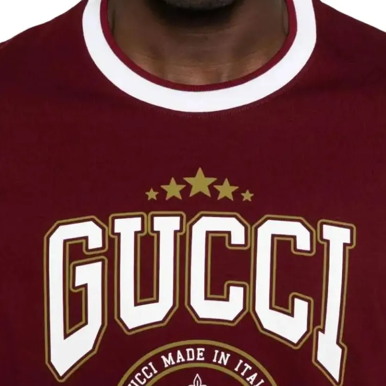 GUCCI T Shirts Men Red-3
