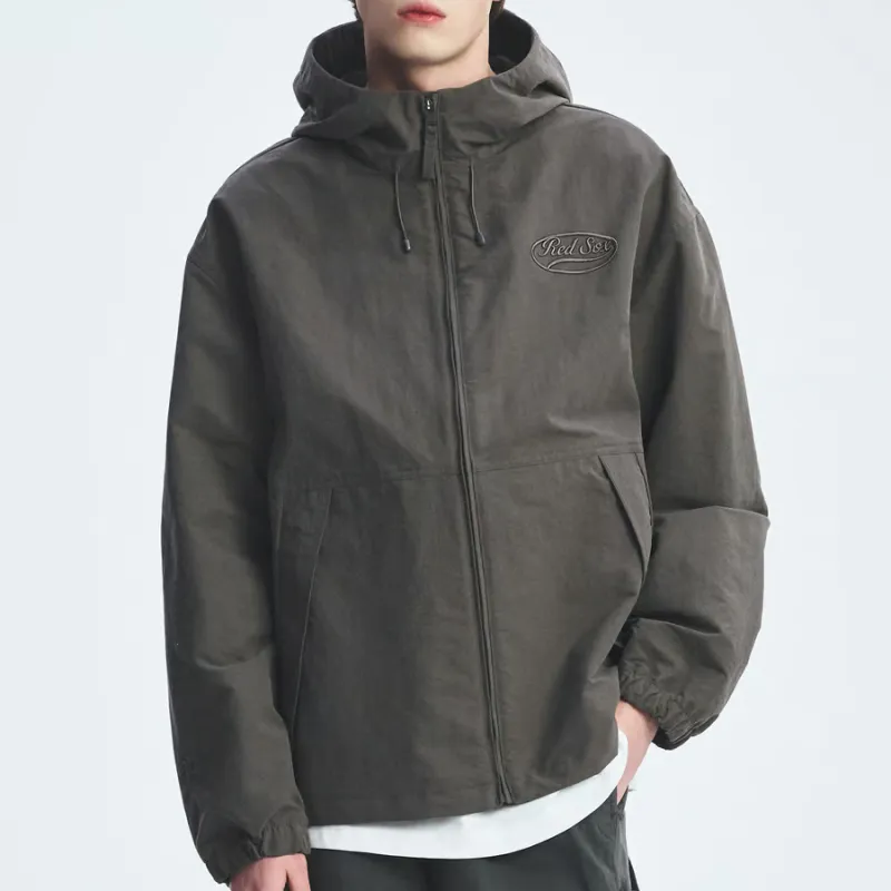 MLB Boston Red Sox Jacket Unisex Dark Charcoal Gray-3