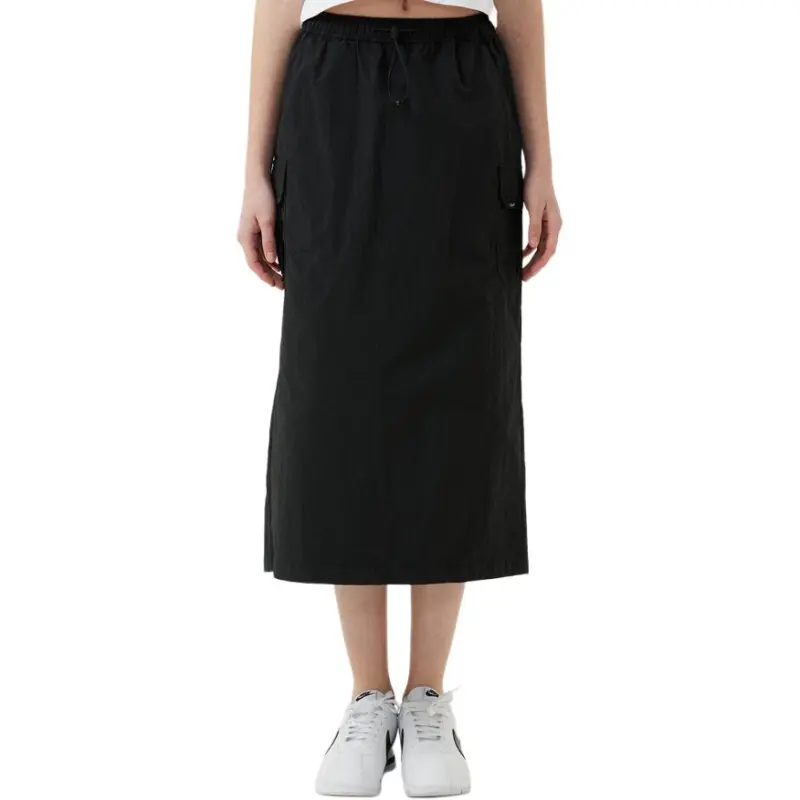 Lee Casual Long Skirts Women's Black-5