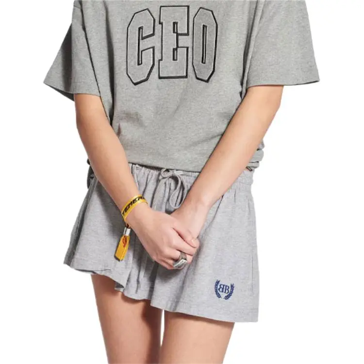 Balenciaga FW25 T Shirt Loose Fit Unisex Gray-7
