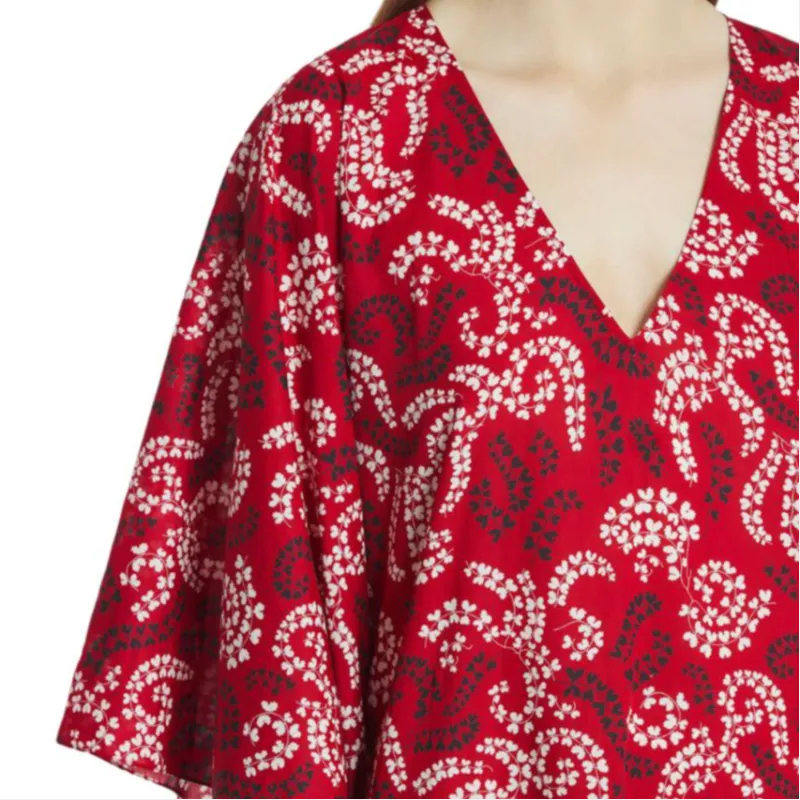 Lanvin Leaf print Midi Skirt-3
