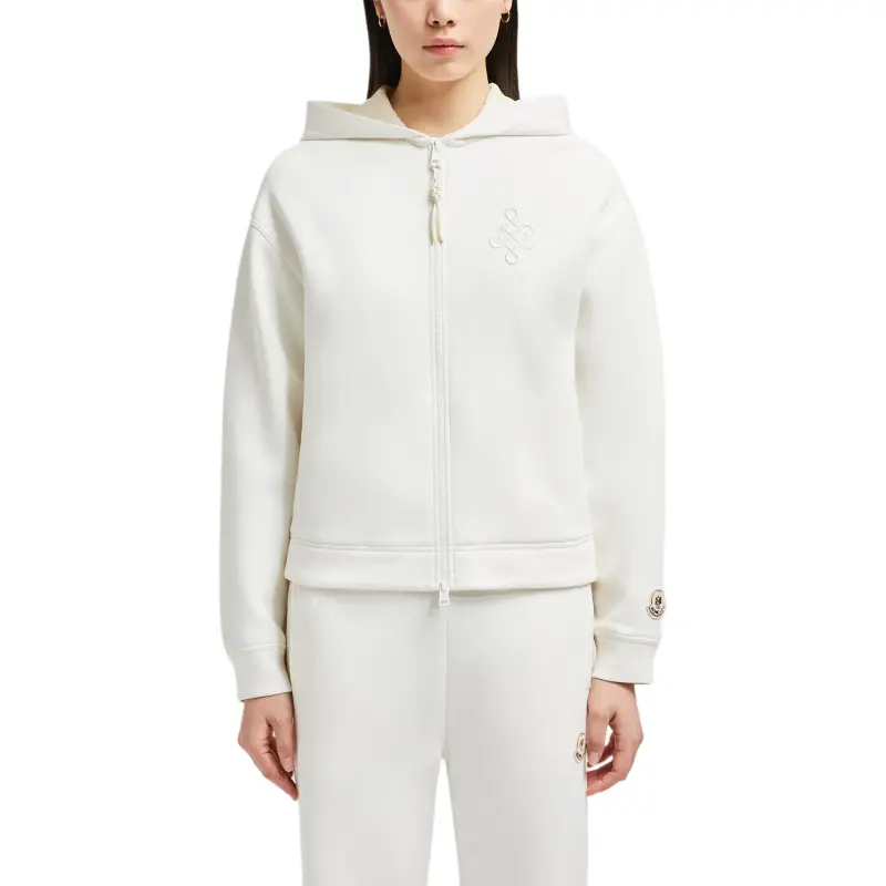 Moncler Year Of The Snake Embroidered Zip Up Hoodie-1