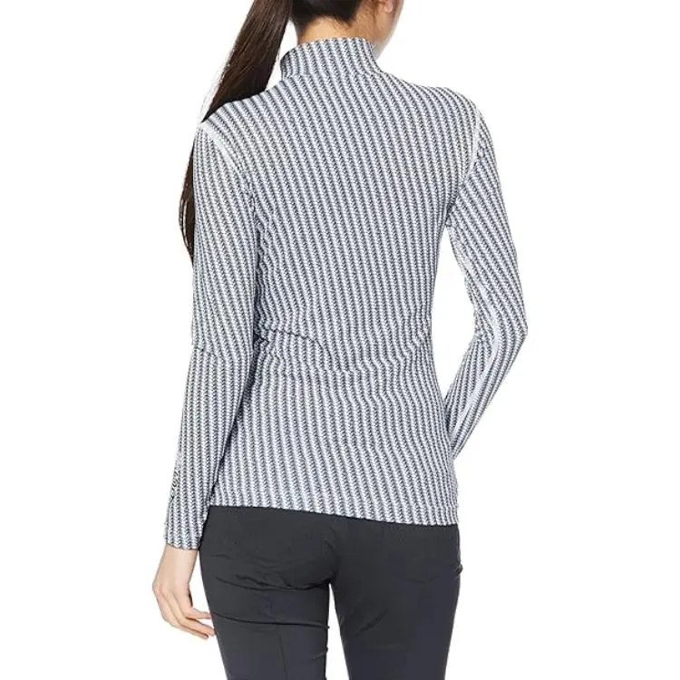 PEARLY GATES Monogram pattern High neck Top-1