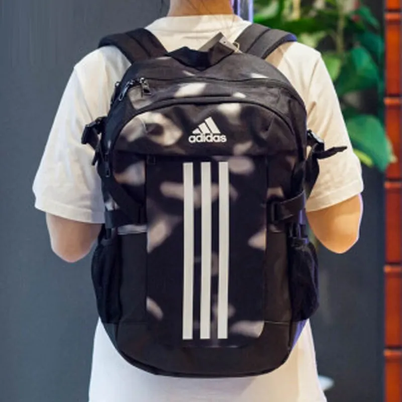 Adidas Polyester Backpack Regular Unisex White/Gray/Black-4