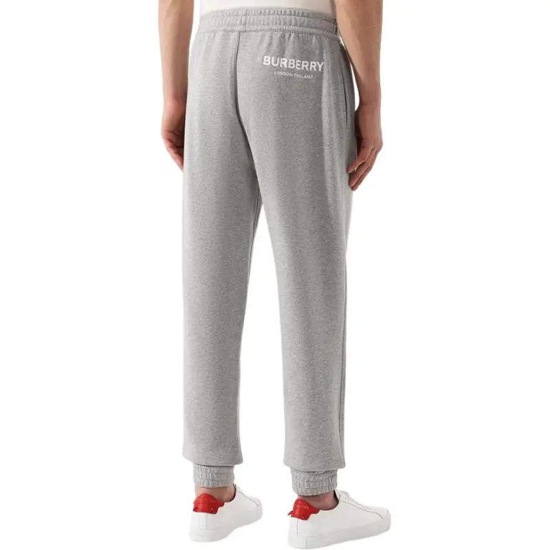 Burberry Knitted Sports Pants Men's Gray-3