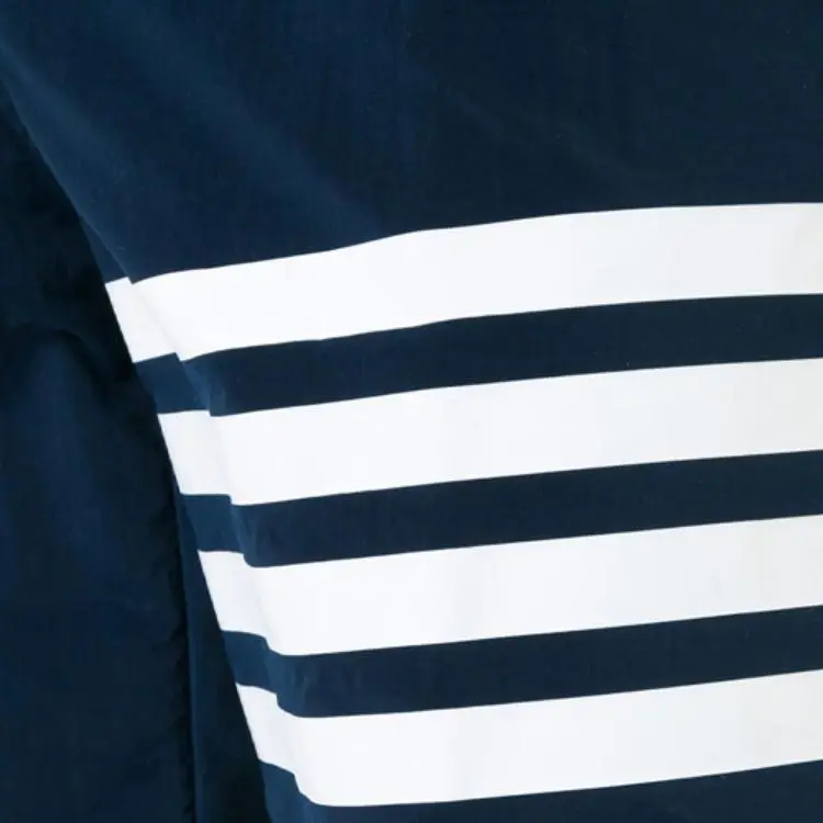 THOM BROWNE Casual Shorts Men Navy Blue-4