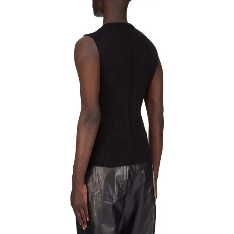 RICK OWENS Ribbed Knit Vest-1