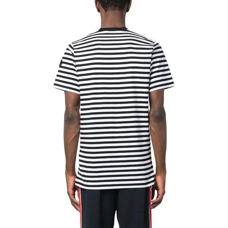 Moncler Logo Patch Striped T Shirt-6