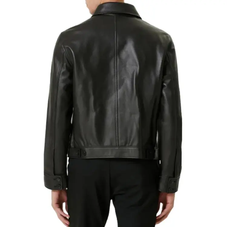 Courrèges Leather Shirt Jacket-4