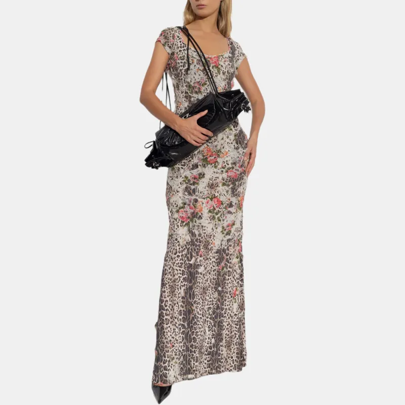 DIESEL Floral Printed Midi Dress-2
