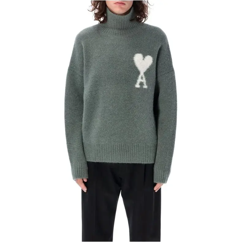 AMIPARIS Paris Ami De Coeur High Neck Knitted Jumper-2